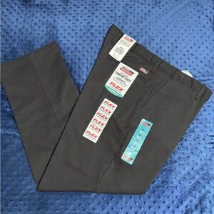 Dickies FLEX Work Pants 38x30 Black Comfort Waist Flat Front NWT